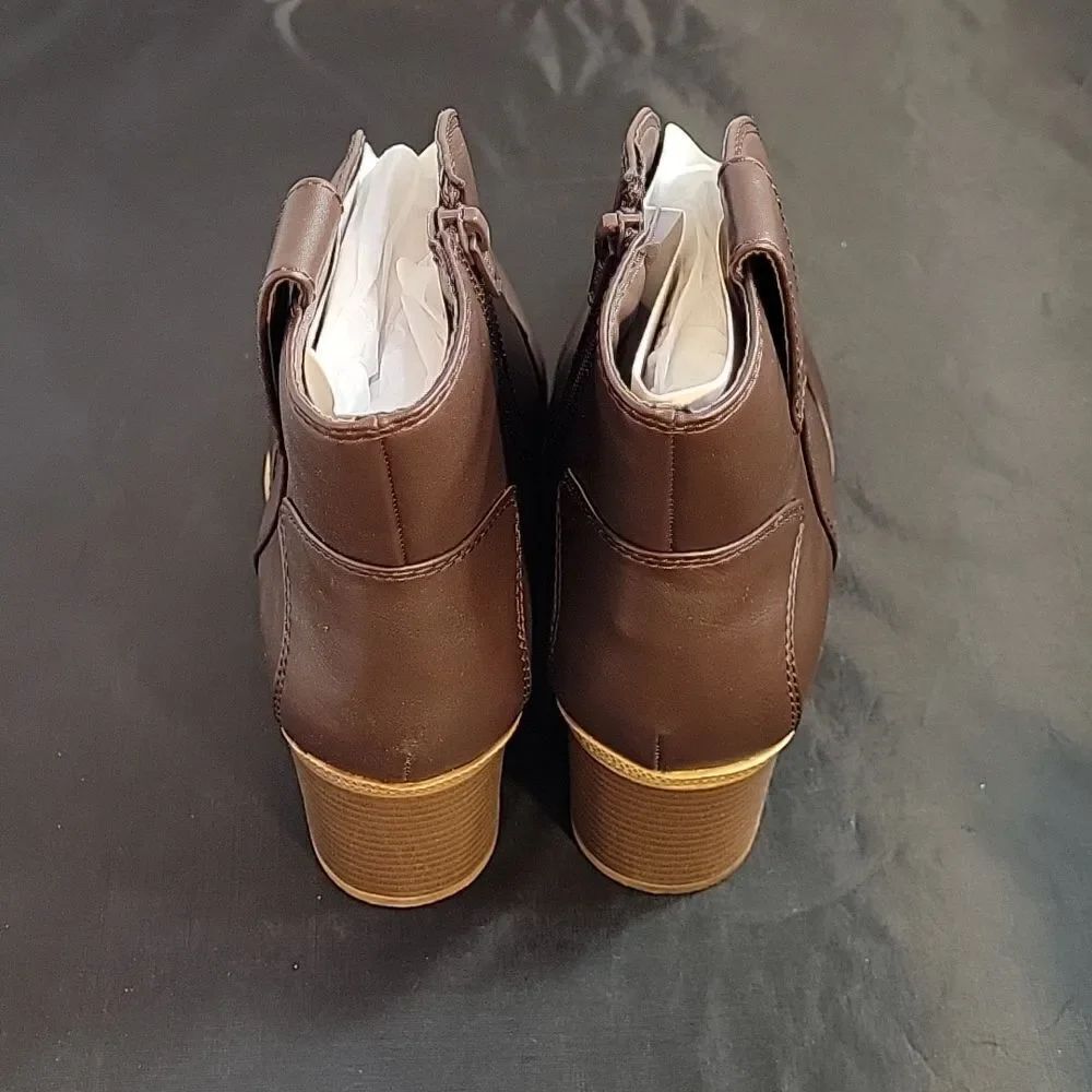 BRAND NEW SONOMA GOODS FOR LIFE ® SAN JUAN WOMEN'S WESTERN ANKLE BOOTS - Picture 8 of 14
